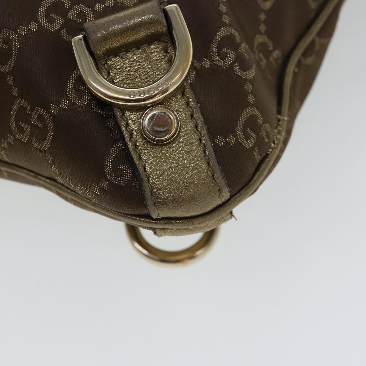 Gucci Abbey Brown Canvas Shoulder Bag ()