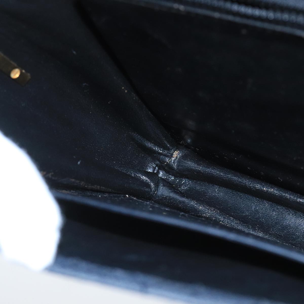 Gucci Horsebit Black Canvas Shoulder Bag ()