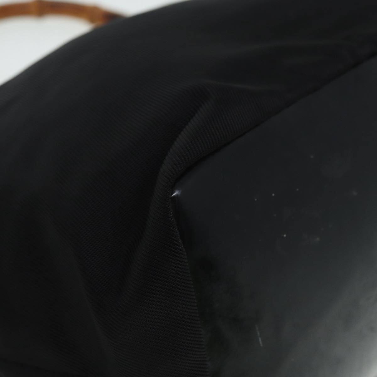 Gucci Bamboo Black Synthetic Shoulder Bag ()