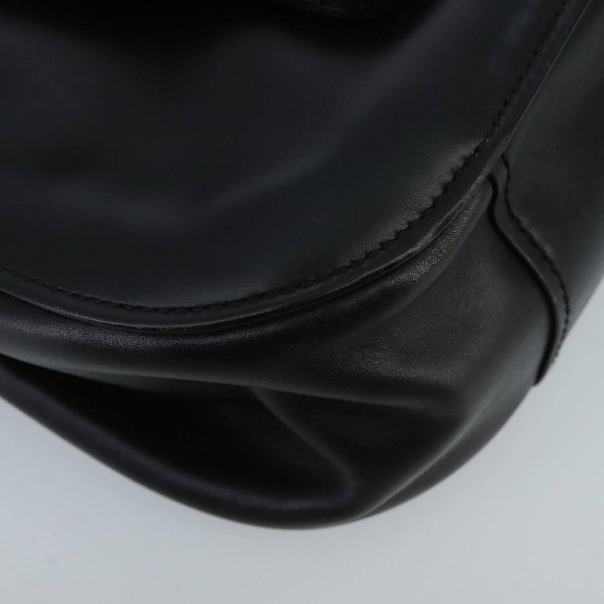 Gucci Black Leather Shoulder Bag ()