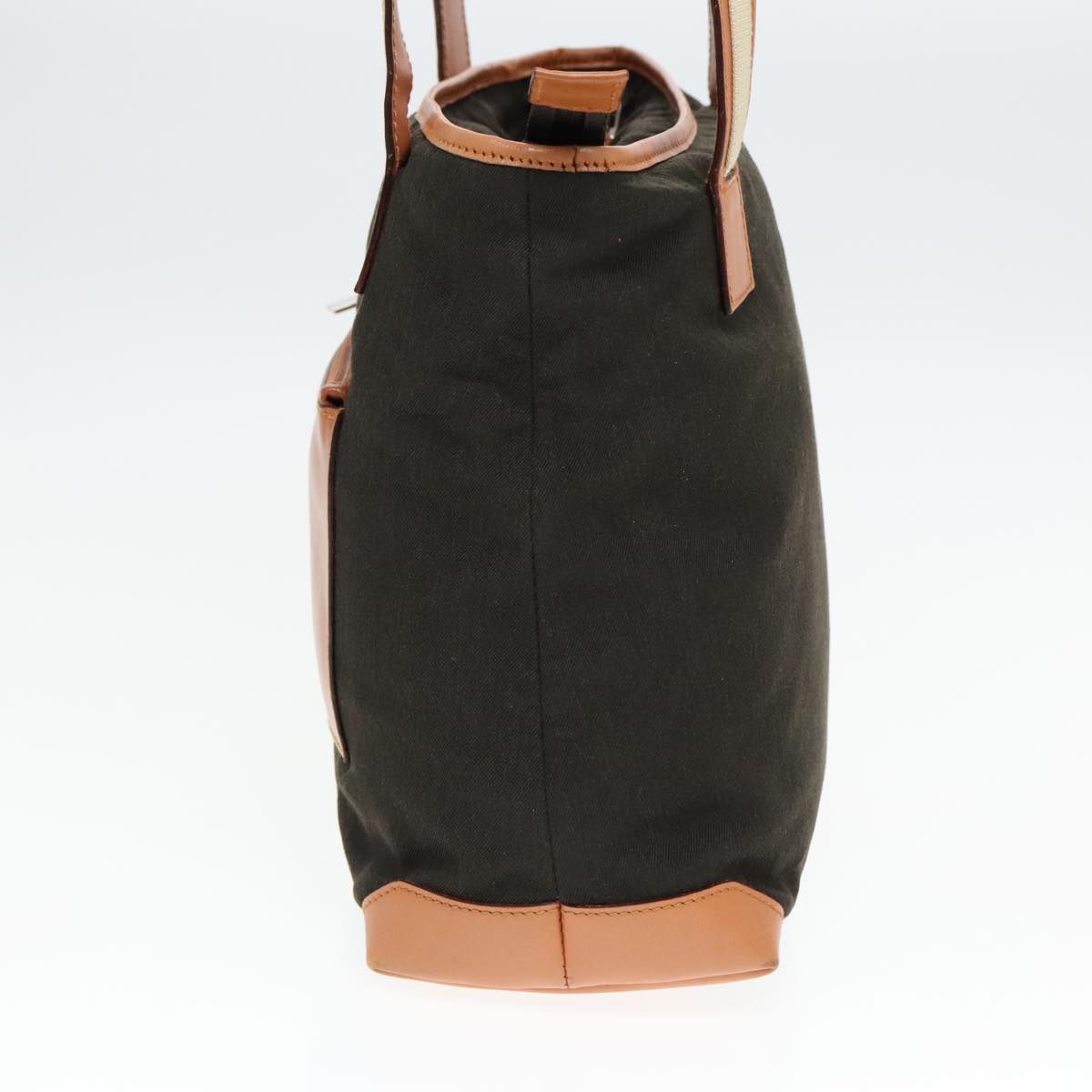 Gucci Khaki Canvas Tote Bag ()