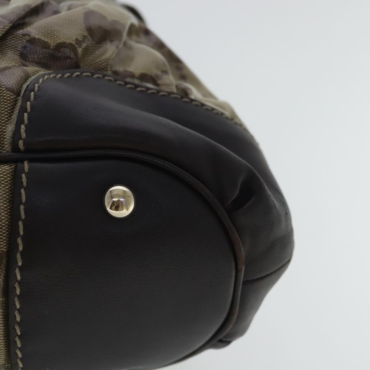 Gucci Gg Crystal Beige Canvas Shoulder Bag ()