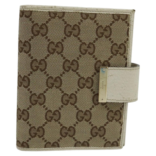 Gucci Couverture Agenda Beige Canvas Wallet  ()
