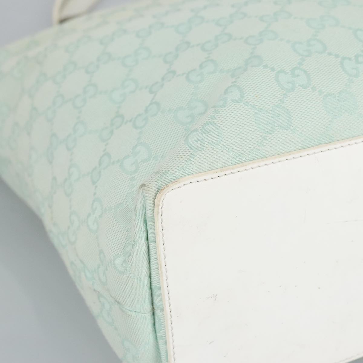 Gucci Blue Canvas Tote Bag ()