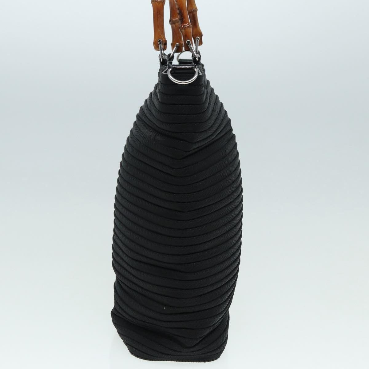 Gucci Bamboo Black Synthetic Shoulder Bag ()