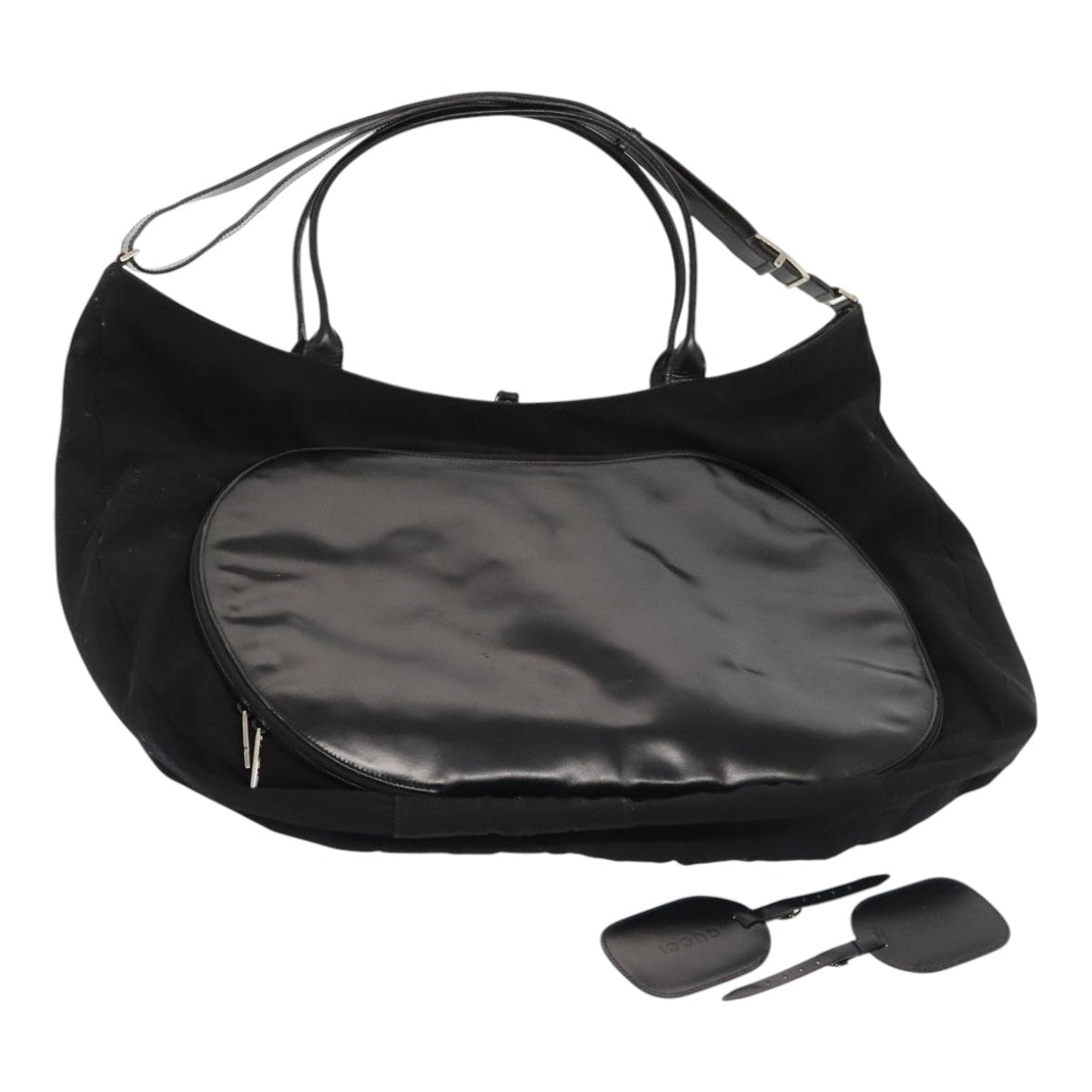 Gucci Black Canvas Travel Bag ()