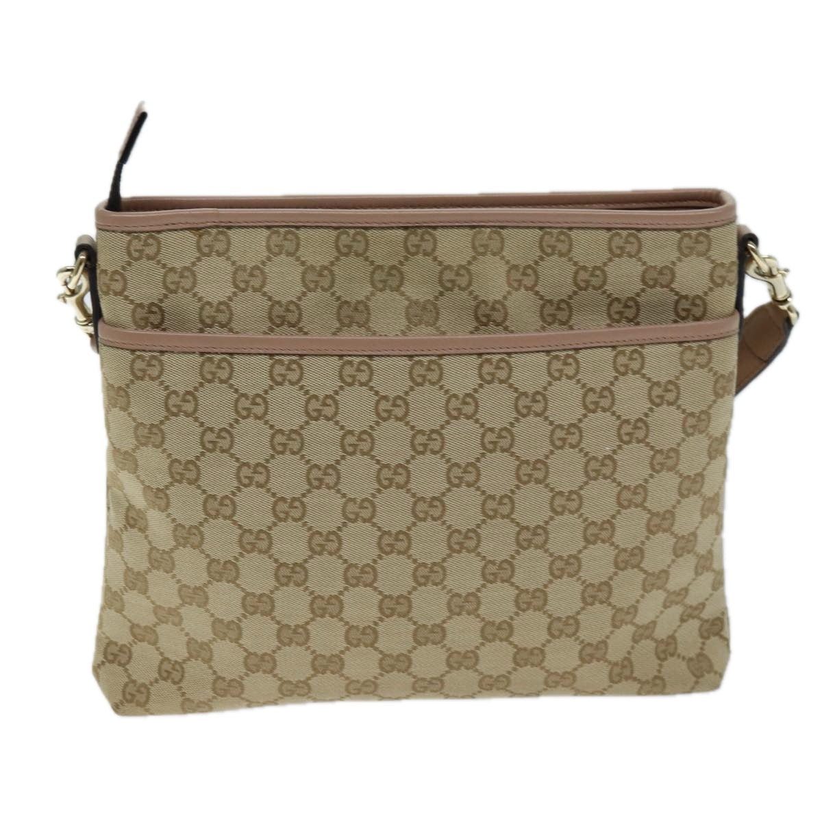 Gucci Gg Supreme Beige Canvas Shoulder Bag ()
