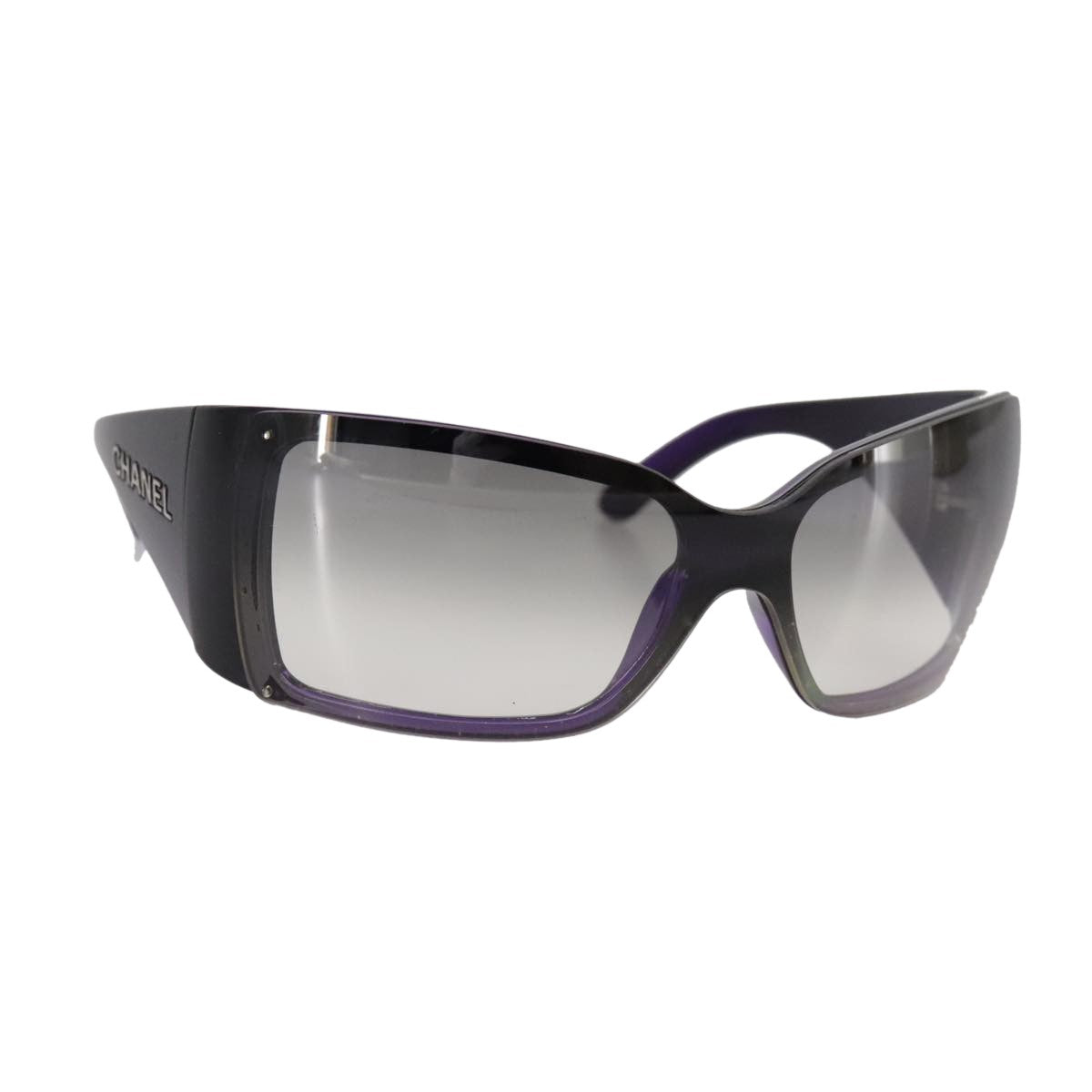 Chanel Purple Plastic Glasses  ()