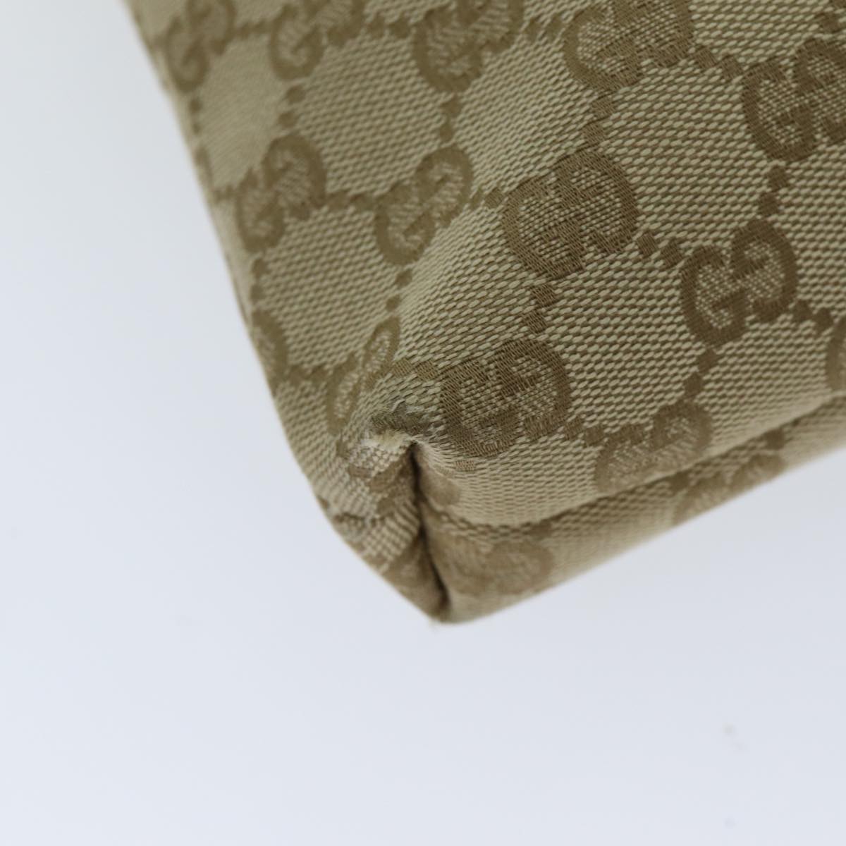 Gucci Gg Supreme Beige Canvas Shoulder Bag ()