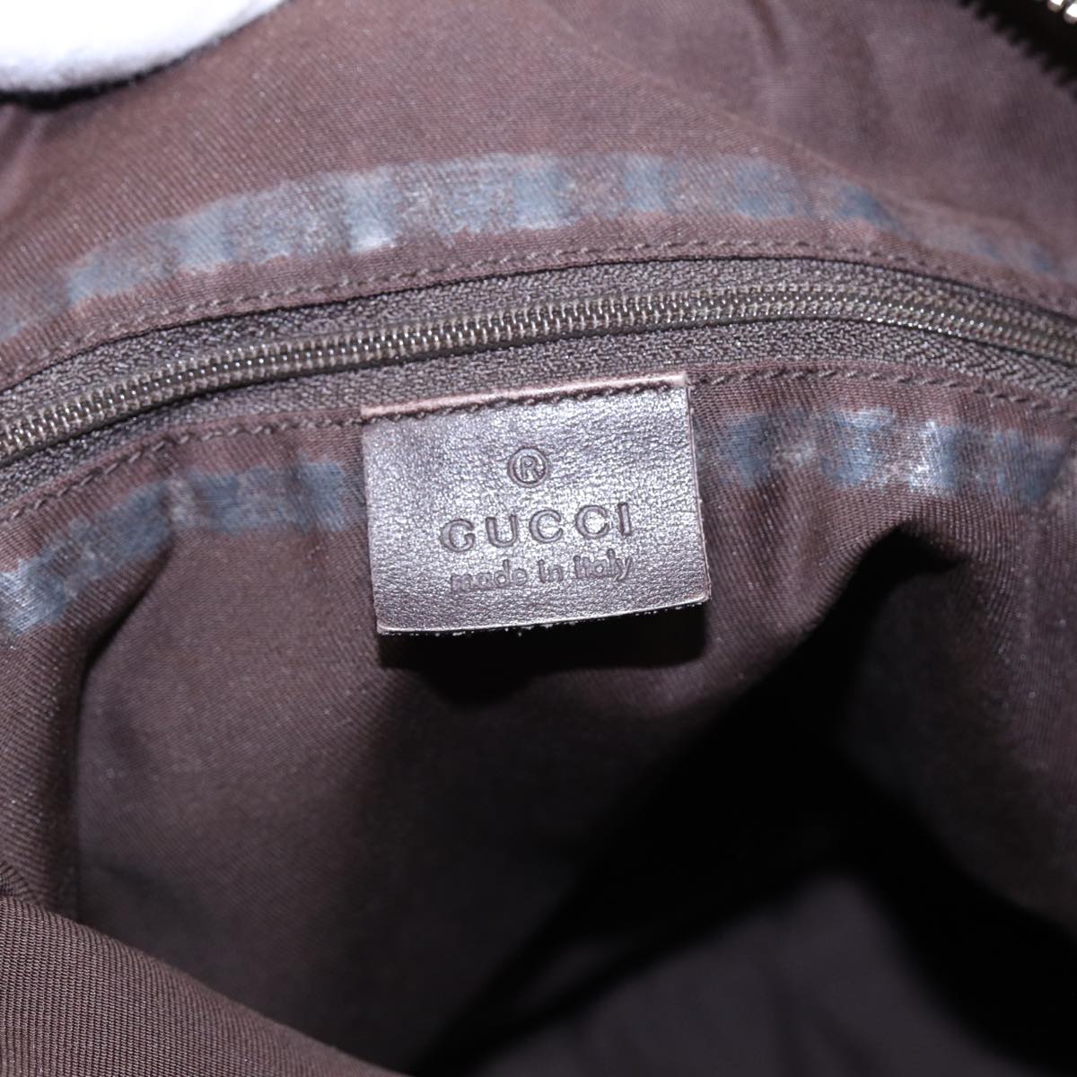 Gucci Abbey Brown Canvas Shoulder Bag ()