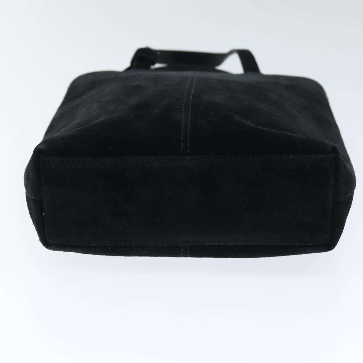 Gucci Sylvie Black Suede Handbag ()