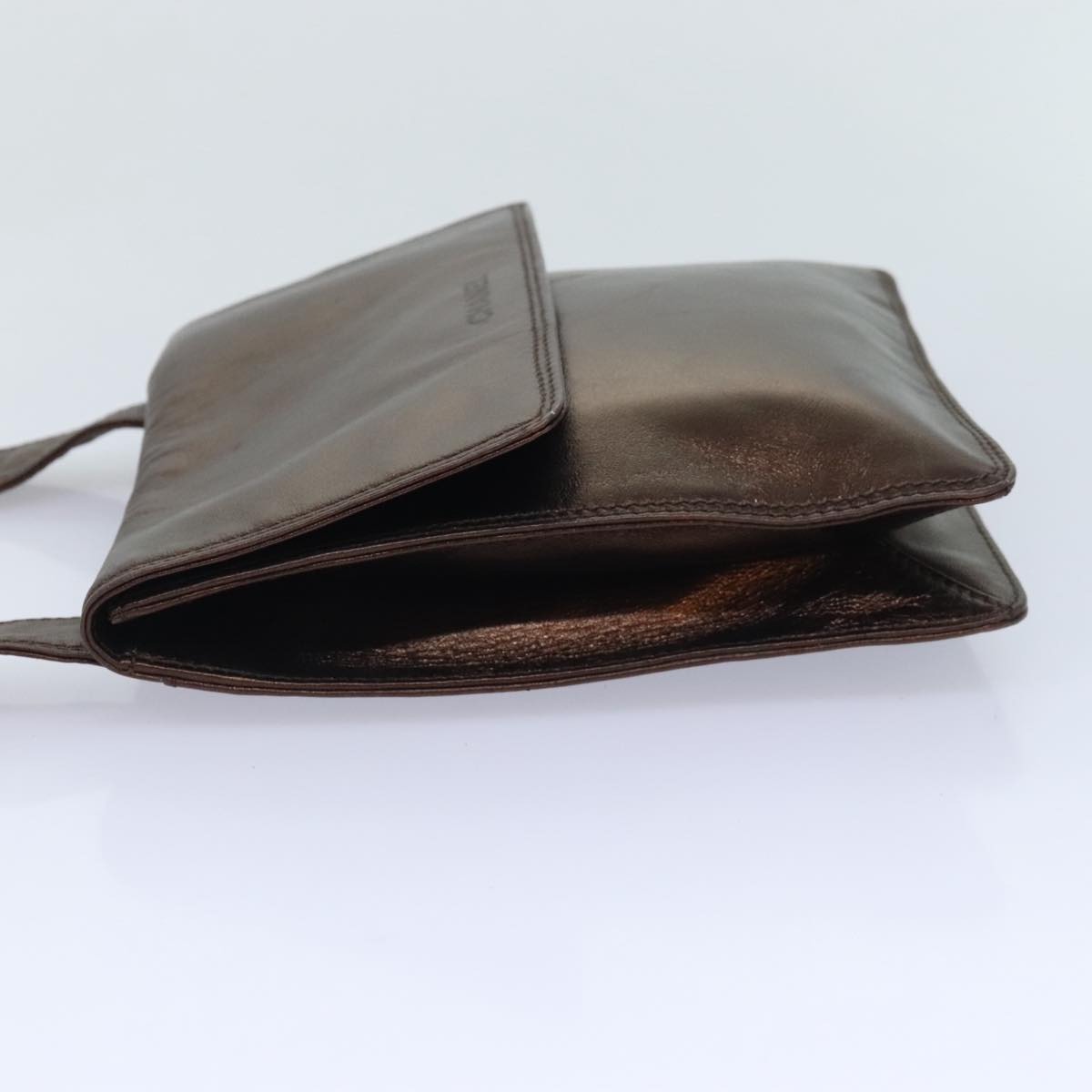 Chanel Brown Leather Shoulder Bag ()