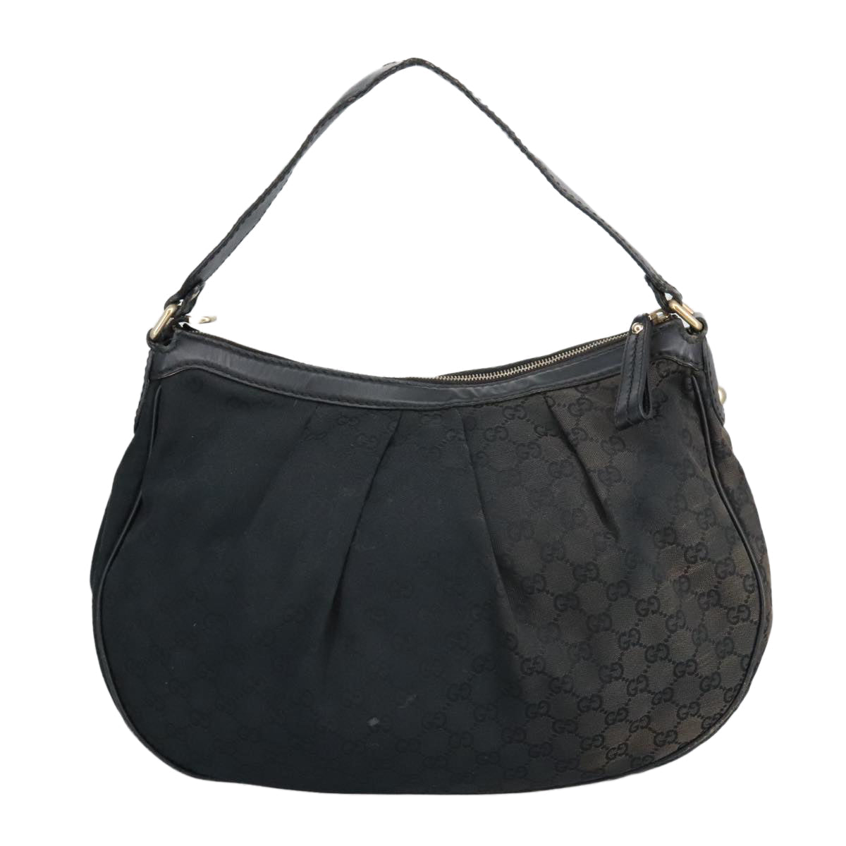Gucci Sukey Black Canvas Shoulder Bag ()