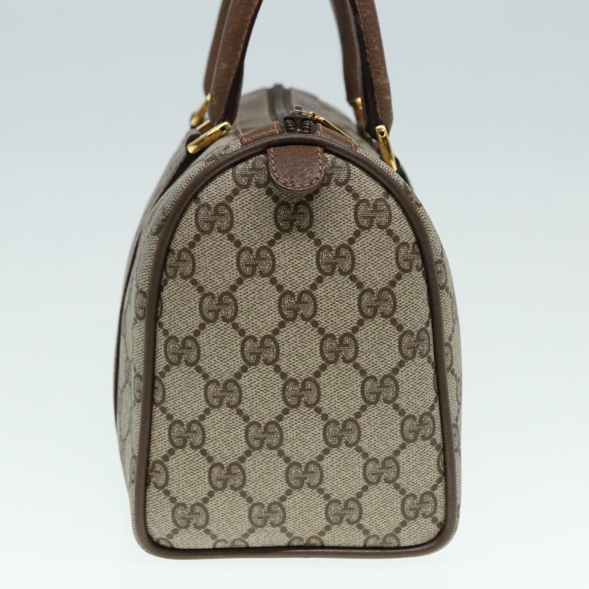 Gucci Boston Beige Canvas Travel Bag ()