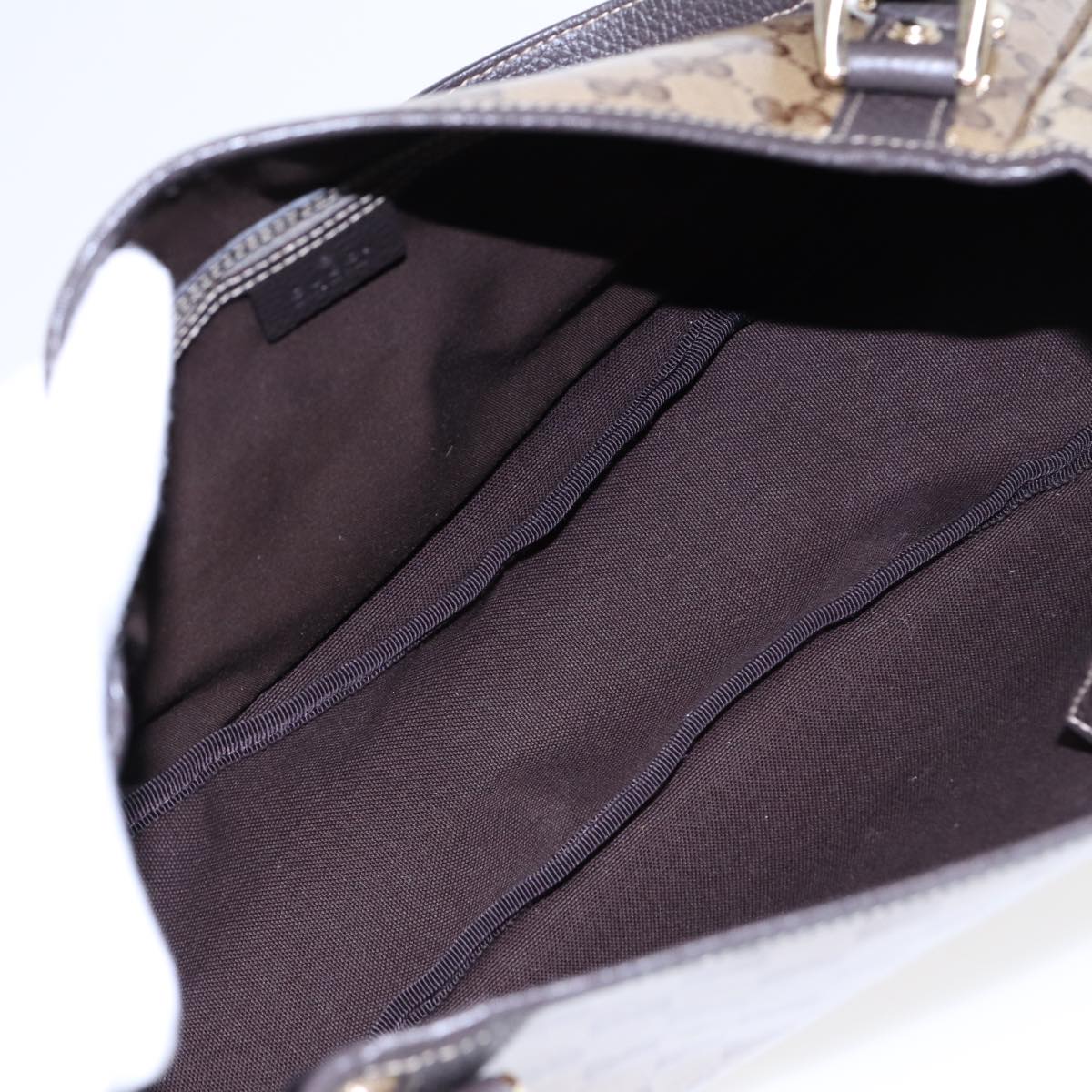 Gucci Abbey Beige Canvas Tote Bag ()