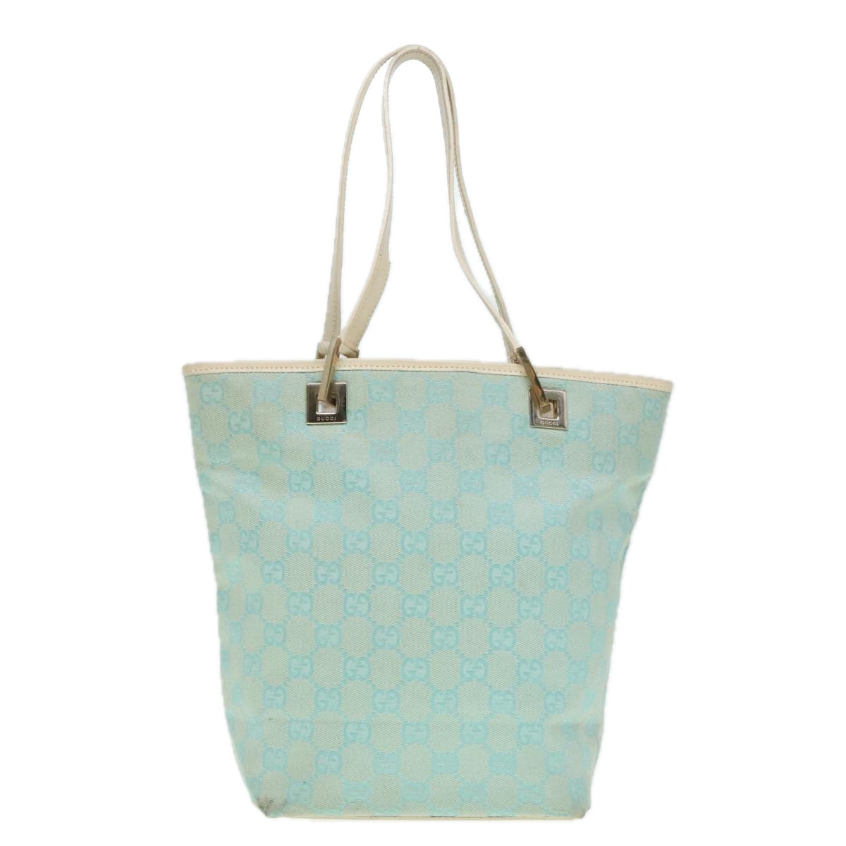 Gucci Blue Canvas Tote Bag ()