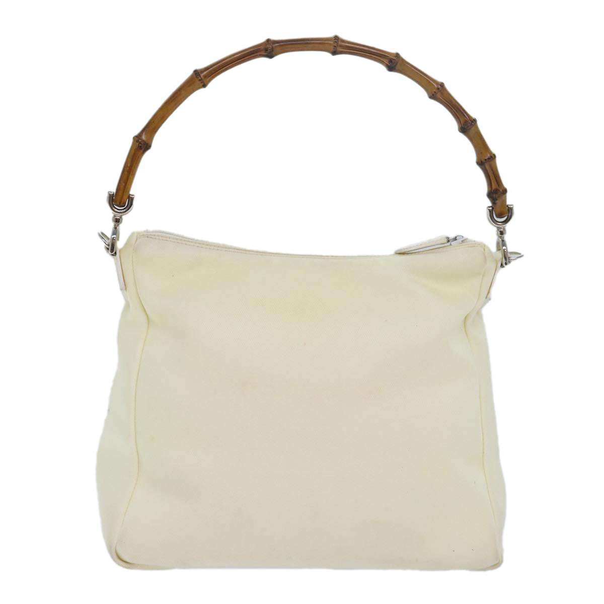 Gucci Bamboo White Synthetic Shoulder Bag ()