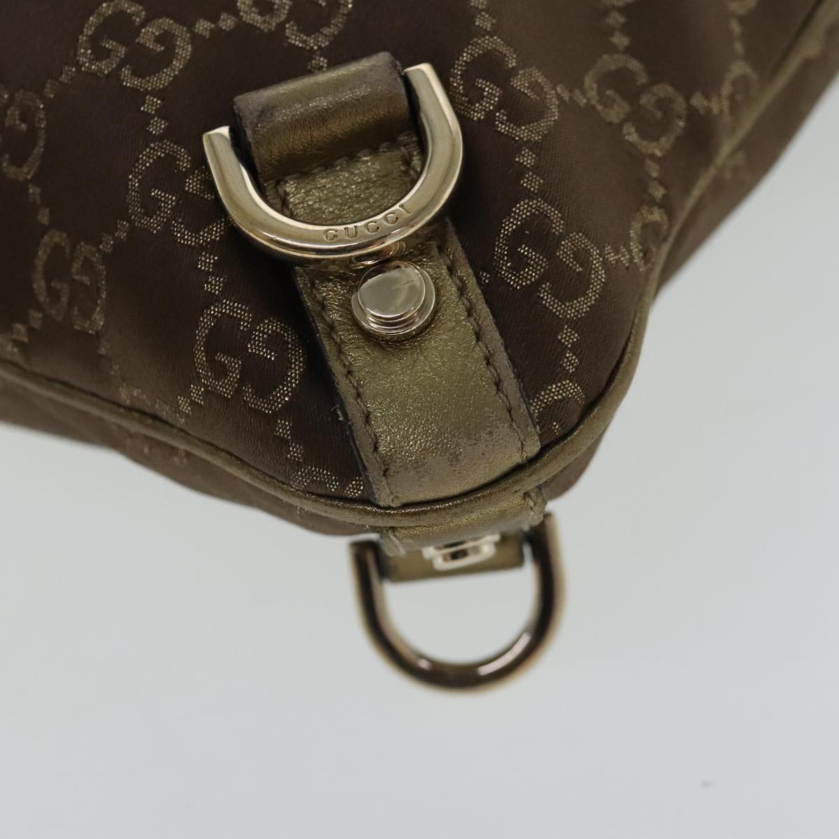 Gucci Abbey Brown Canvas Shoulder Bag ()