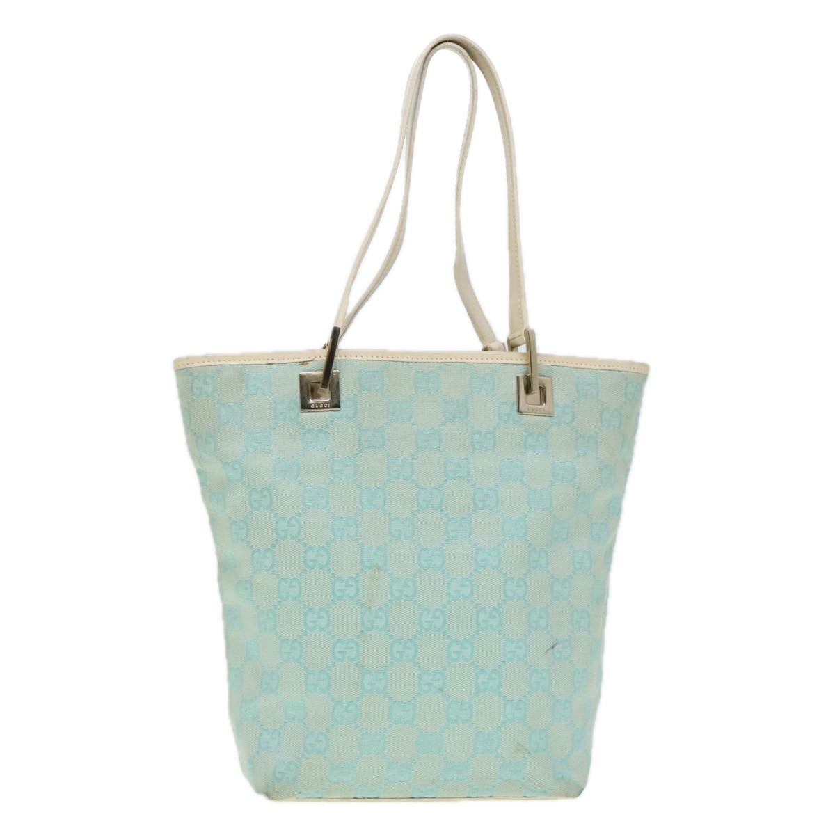 Gucci Blue Canvas Tote Bag ()