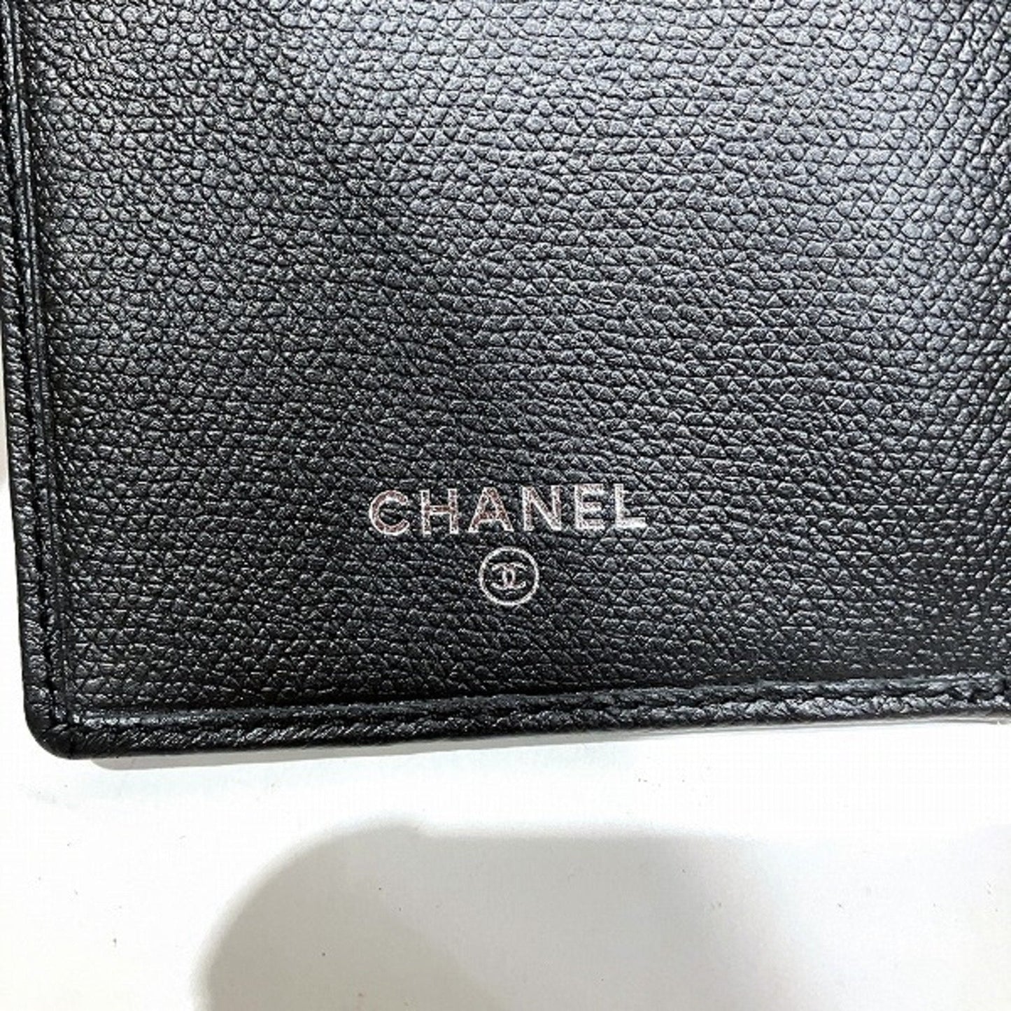 Chanel Black Leather Wallet (Tri-Fold) ()