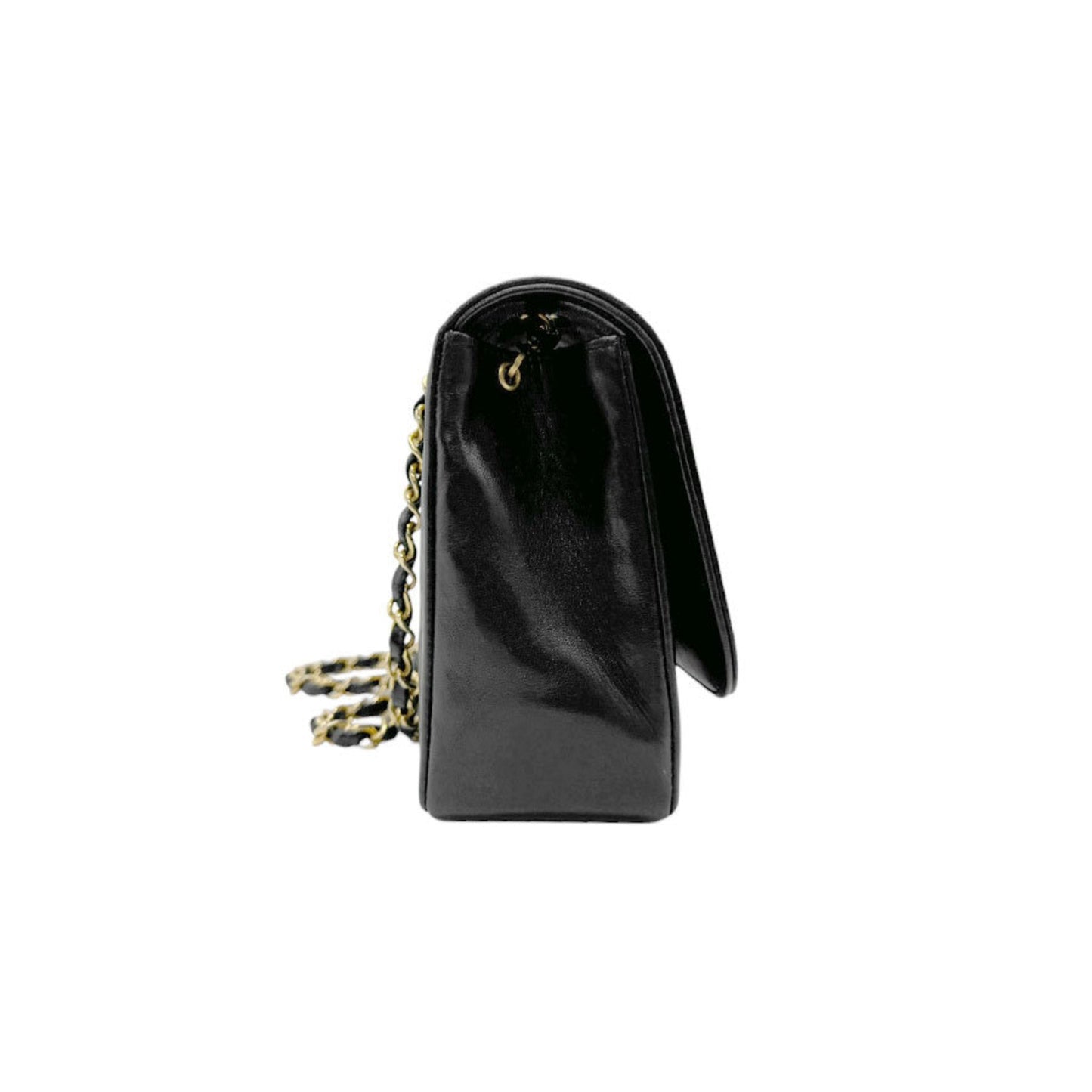 Chanel Black Leather Shoulder Bag ()