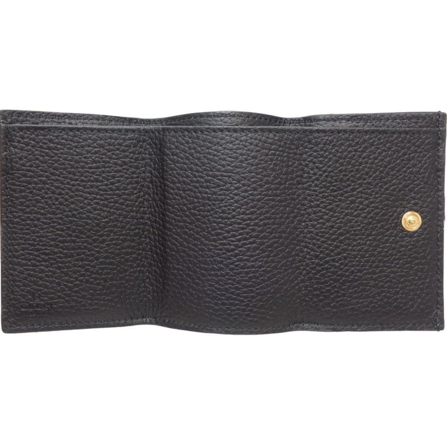 Gucci Black Leather Wallet (Tri-Fold) ()