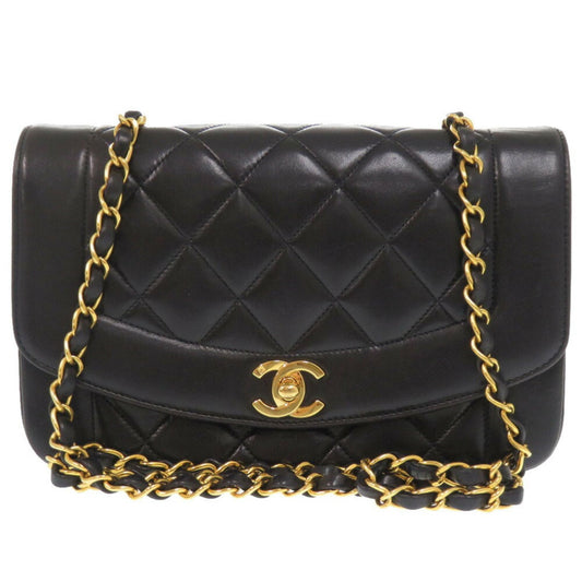 Chanel Black Leather Shoulder Bag ()