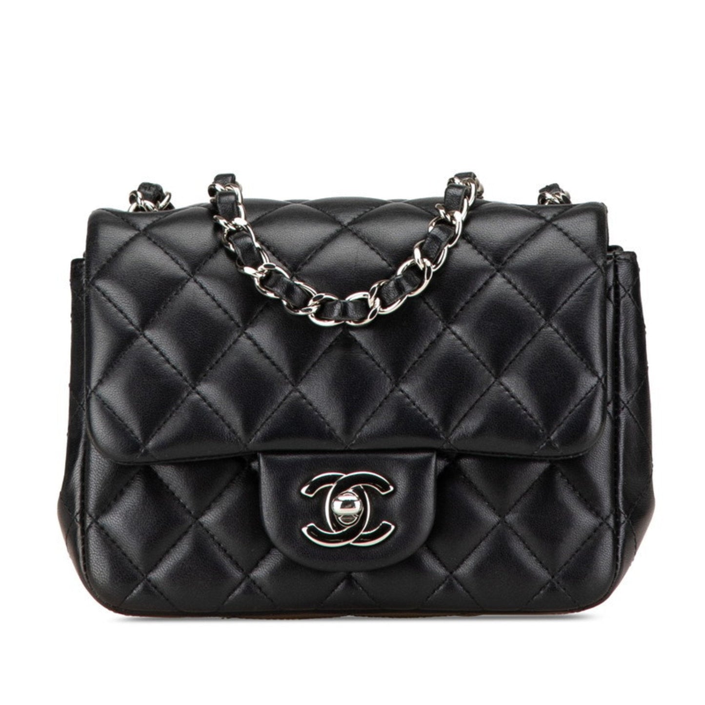 Chanel Black Leather Shoulder Bag ()