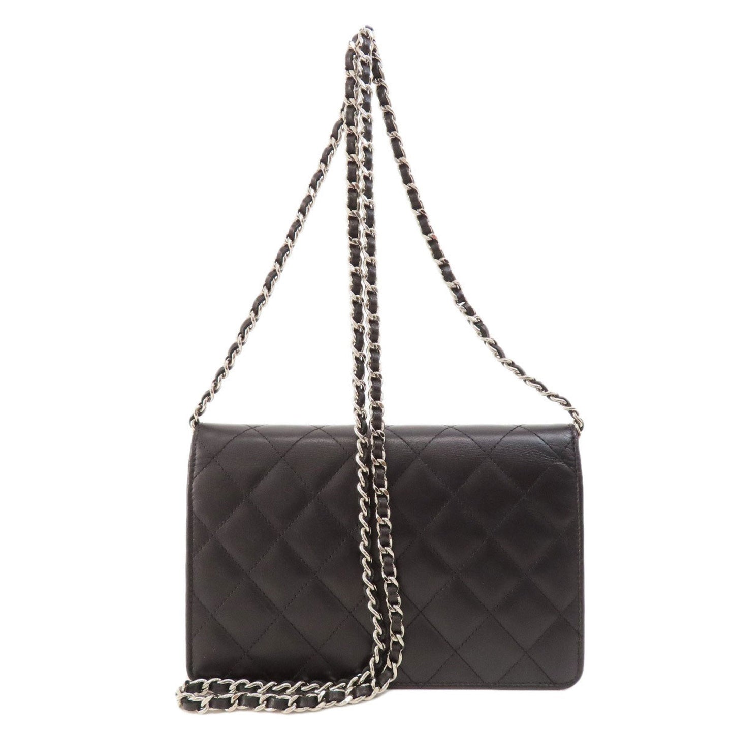 Chanel Black Cambon Ligne Chain/Shoulder Wallet ()