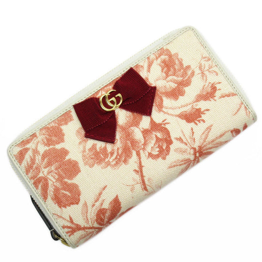 Gucci Red Color White Canvas Coin Purse/Coin Case ()