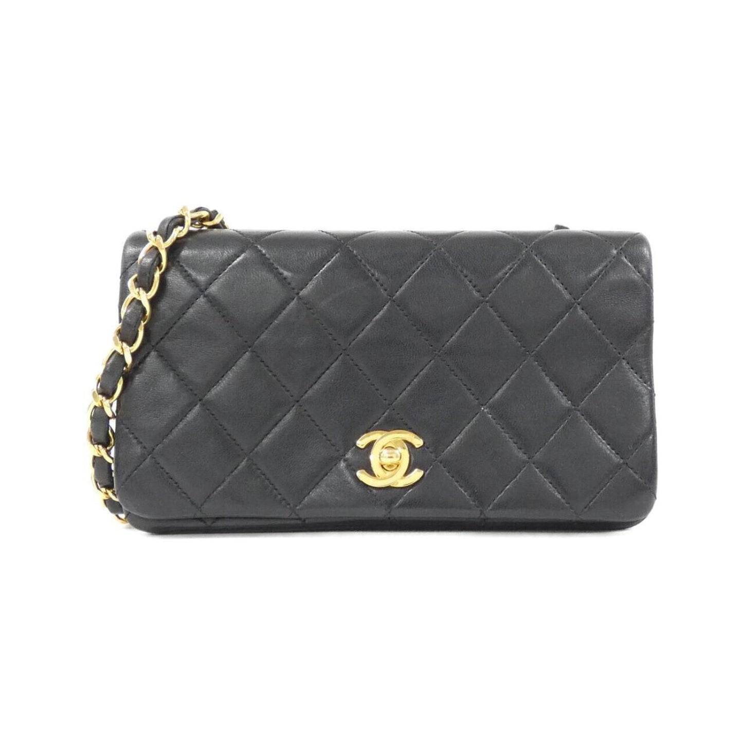 Chanel Black Leather Shoulder Bag ()