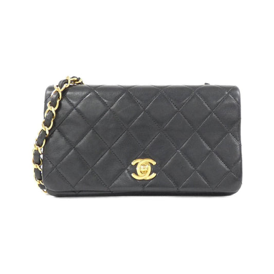Chanel Black Leather Shoulder Bag ()