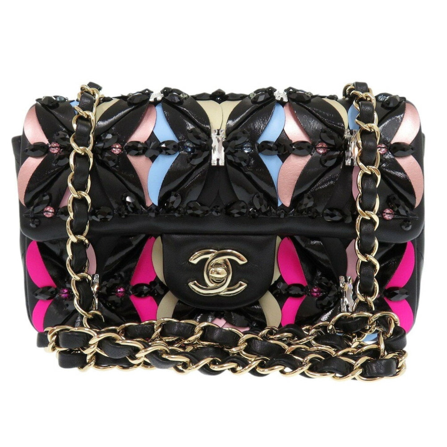 Chanel Black Leather Shoulder Bag ()