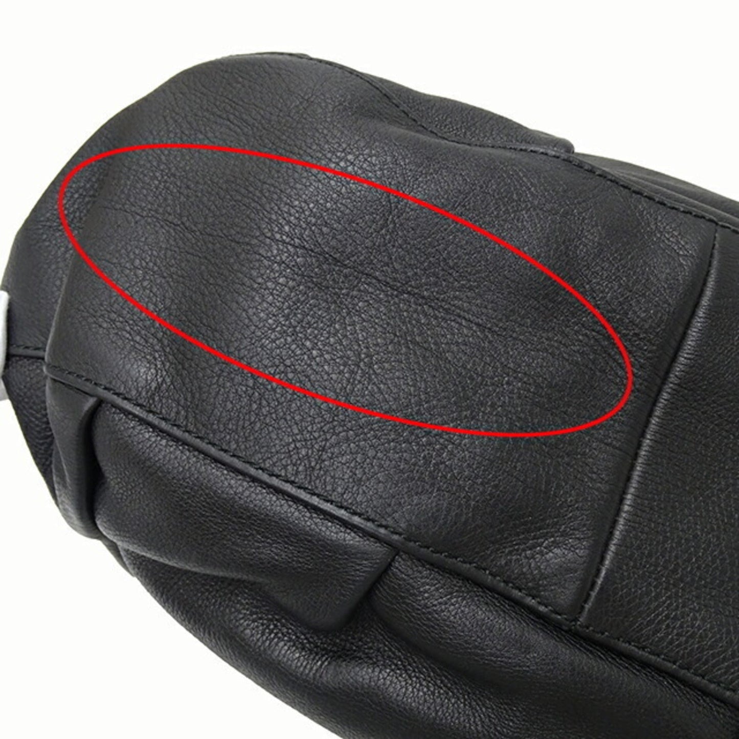 Gucci Black Leather Handbag Shoulder Bag ()