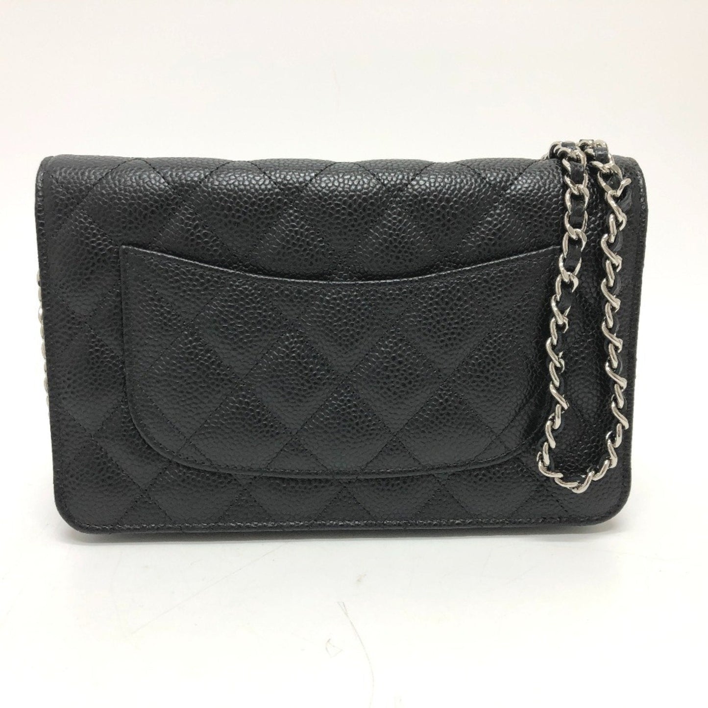 Chanel Black Caviar Leather Shoulder Bag ()