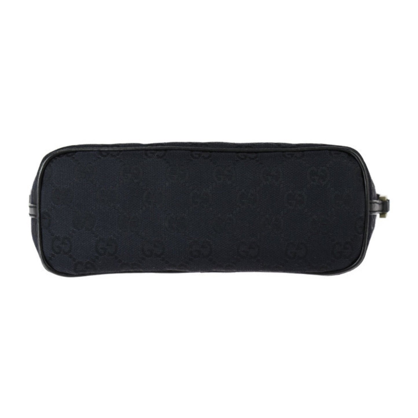 Gucci Black Canvas Leather Handbag ()