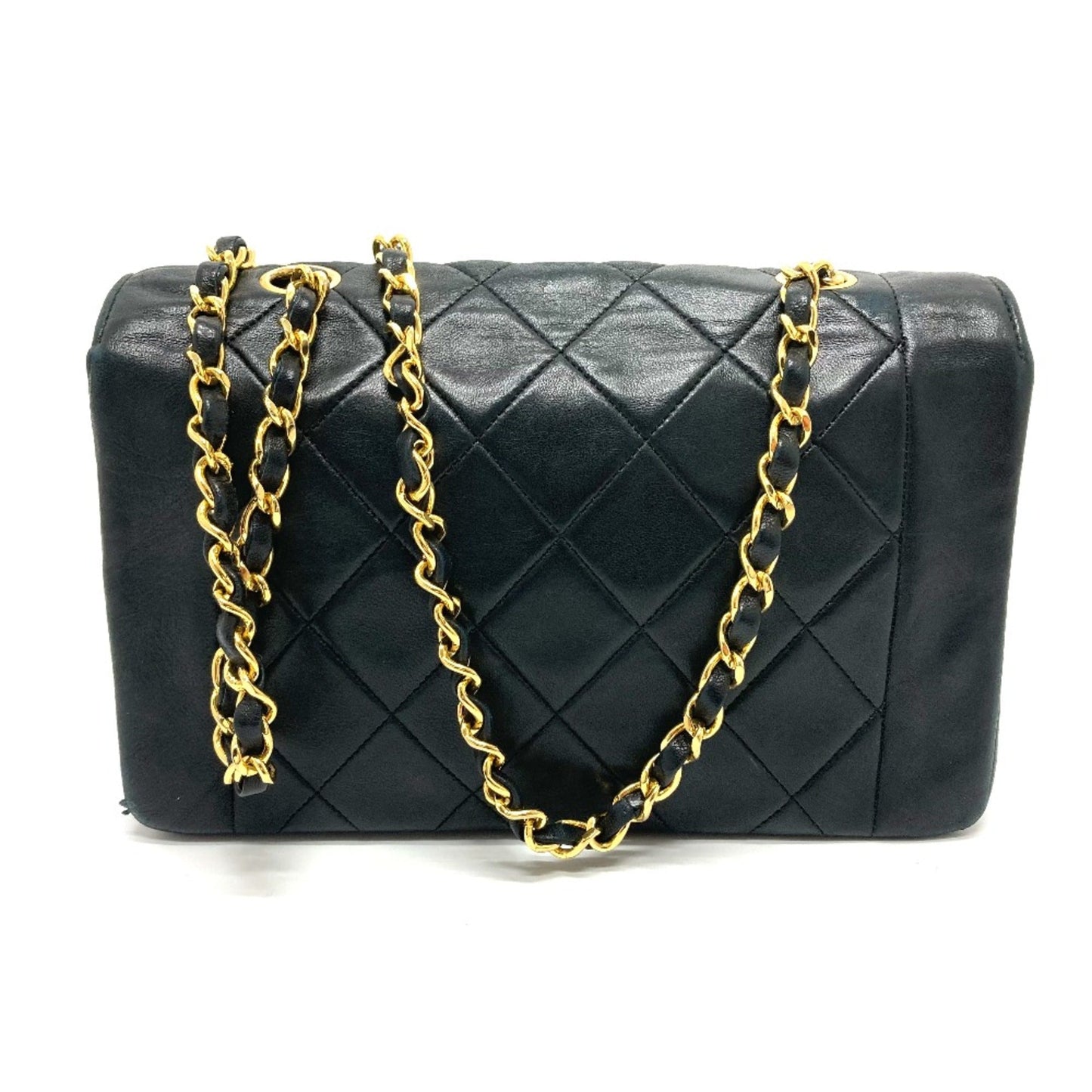 Chanel Black Leather Shoulder Bag ()
