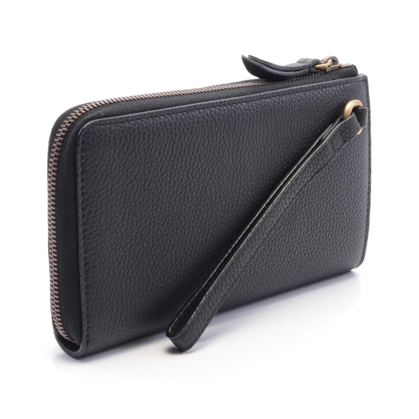 Gucci Black Leather Long Wallet (Bi-Fold) ()