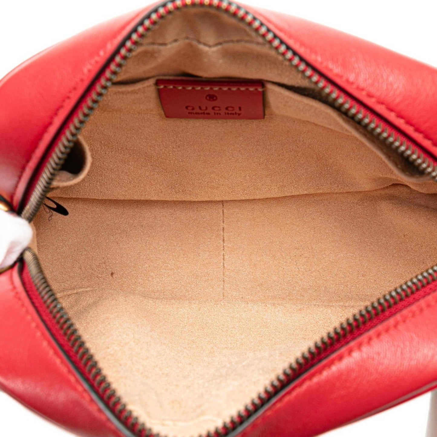 Gucci Red Color Leather Shoulder Bag ()
