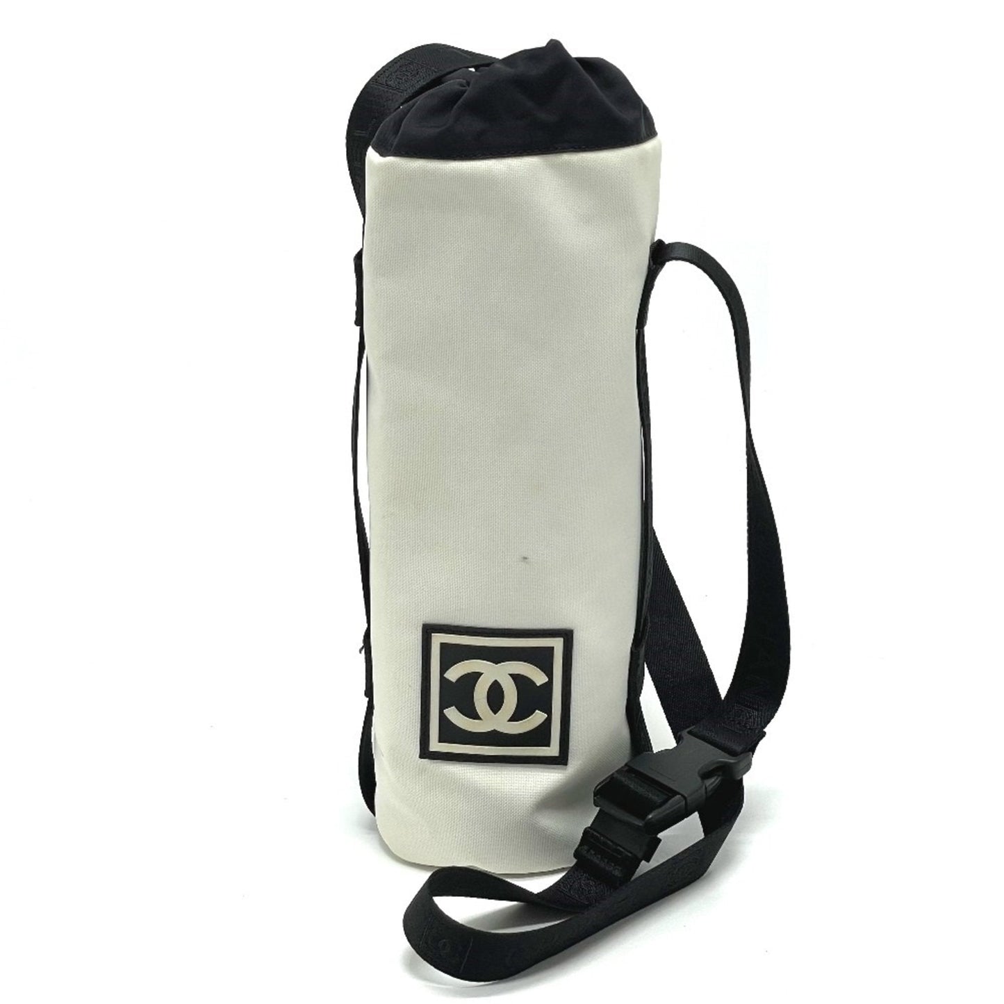 Chanel White Cloth Shoulder Bag ()