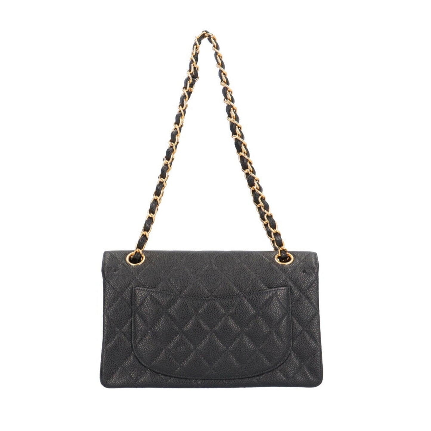 Chanel Black Caviar Leather Shoulder Bag ()
