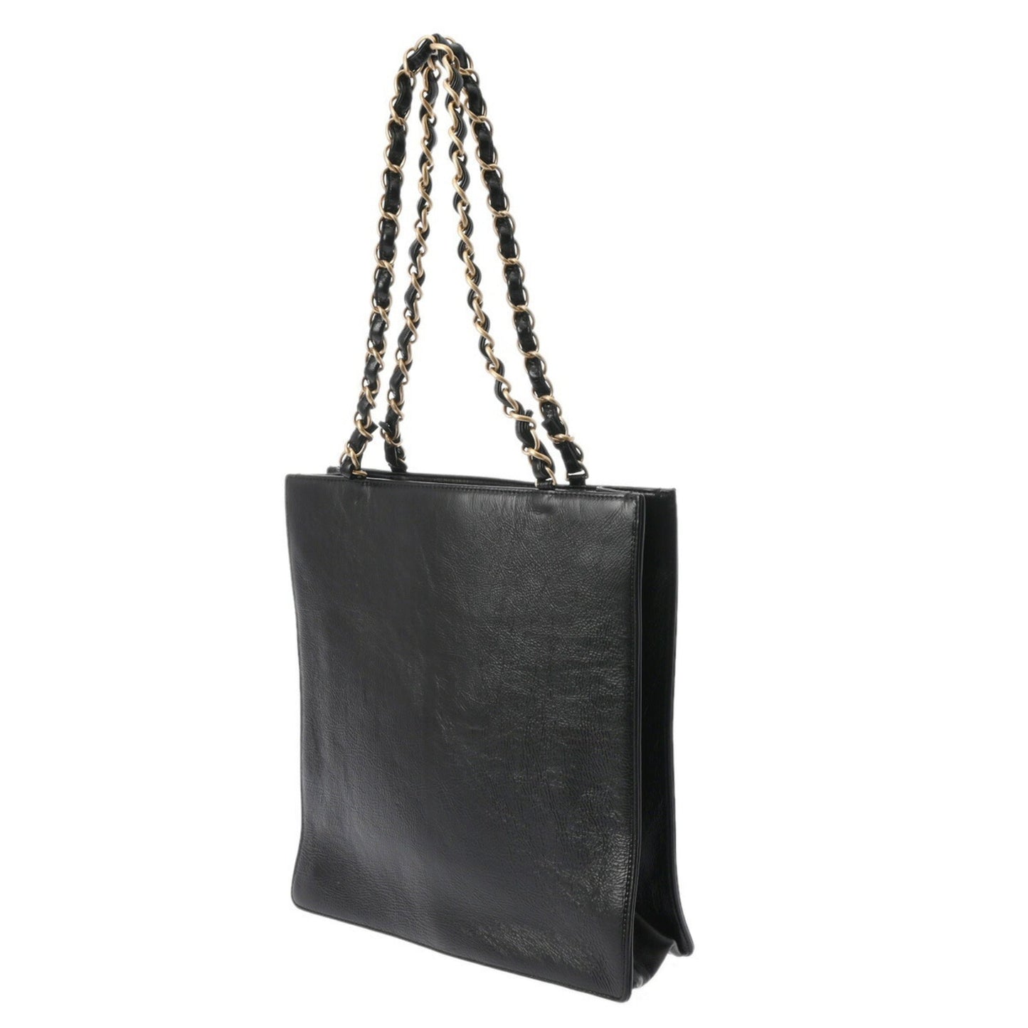 Chanel Black Leather Tote Bag ()