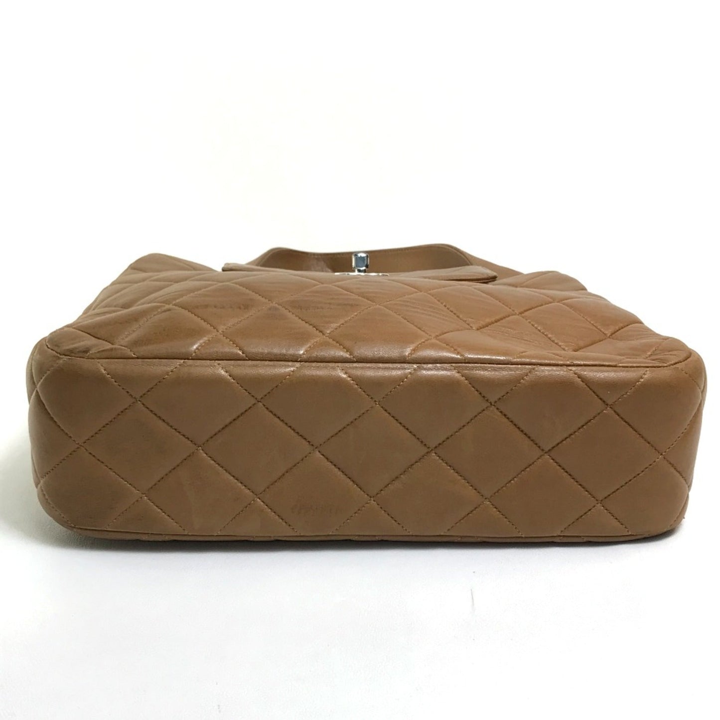 Chanel Brown Leather Handbag ()