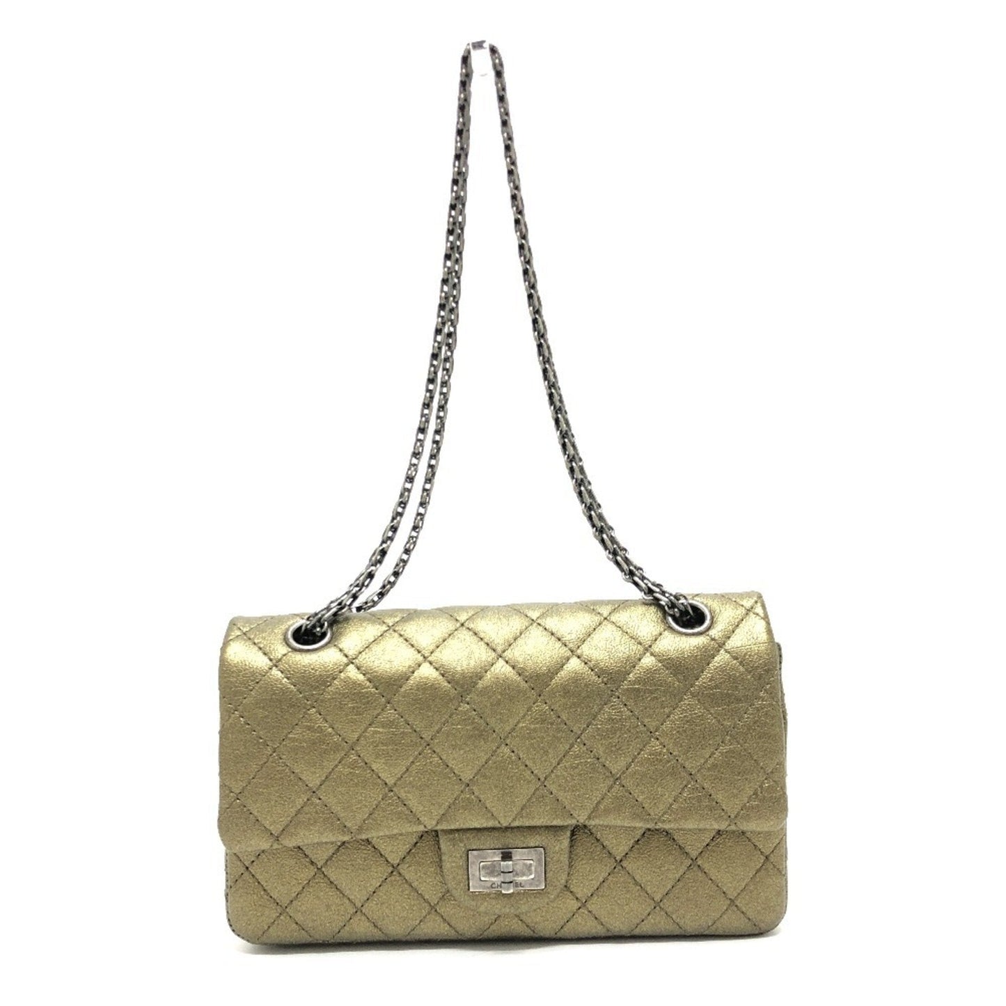 Chanel Bronze Leather Shoulder Bag ()