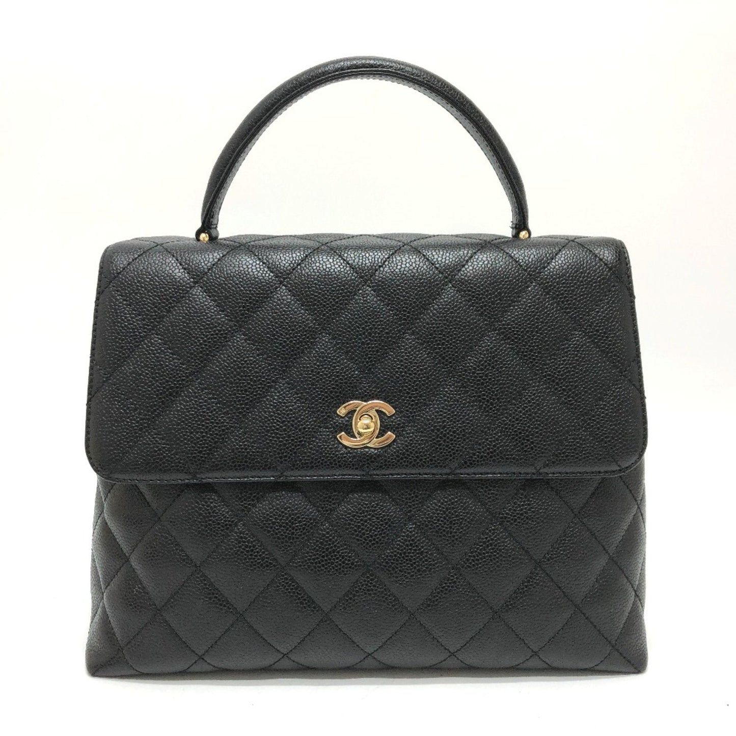 Chanel Black Leather Handbag ()