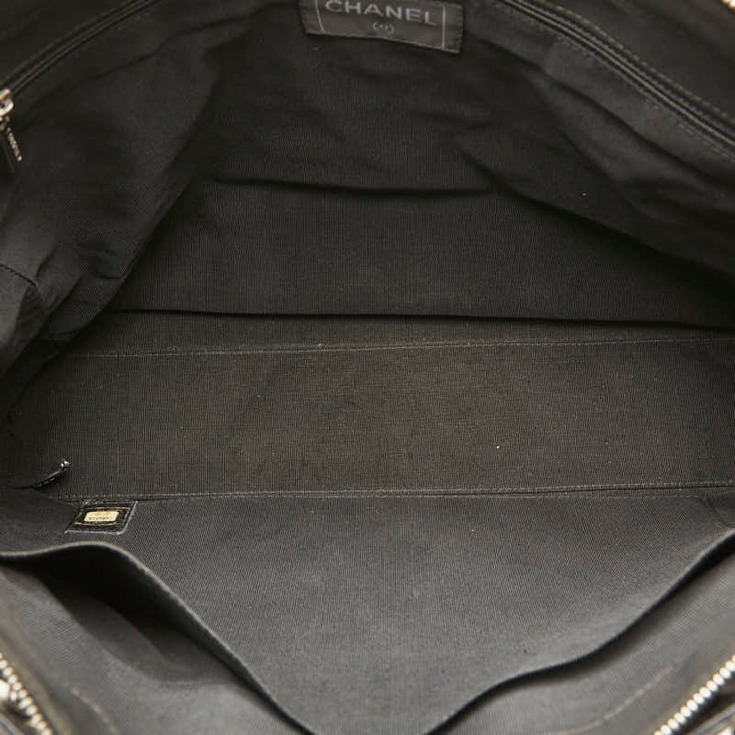 Chanel Black Caviar Leather Tote Bag ()