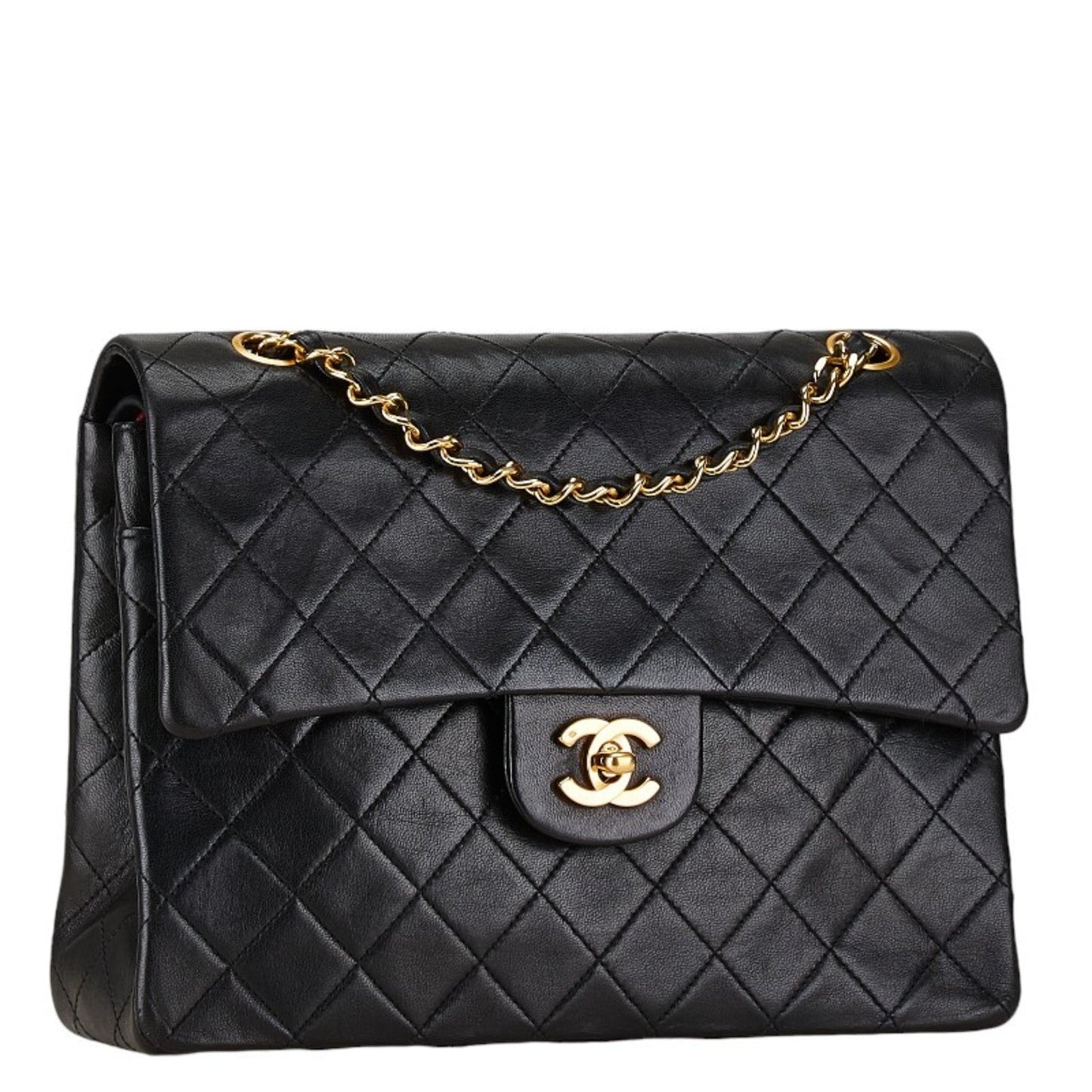 Chanel Black Handbag Shoulder Bag ()