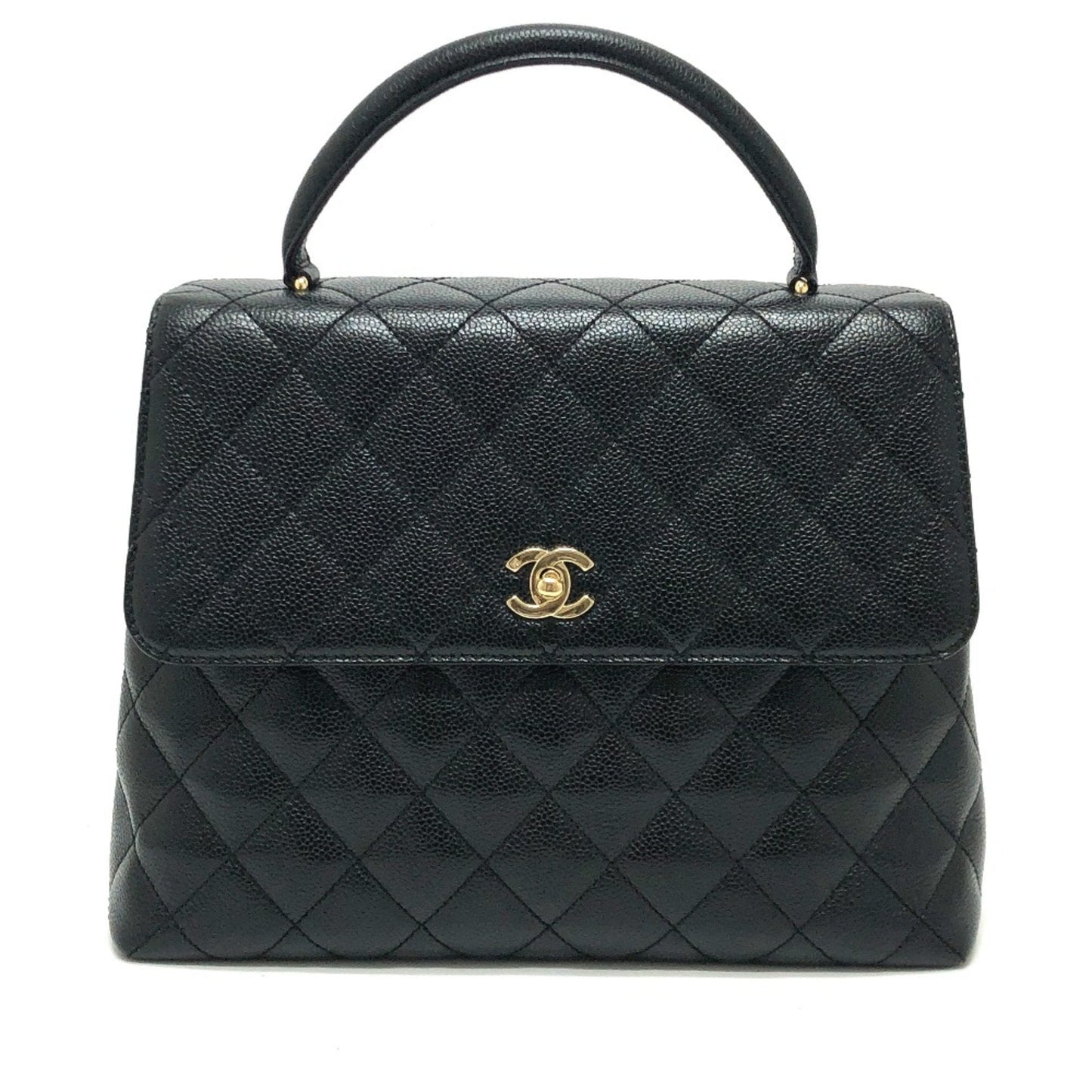 Chanel Black Leather Handbag ()
