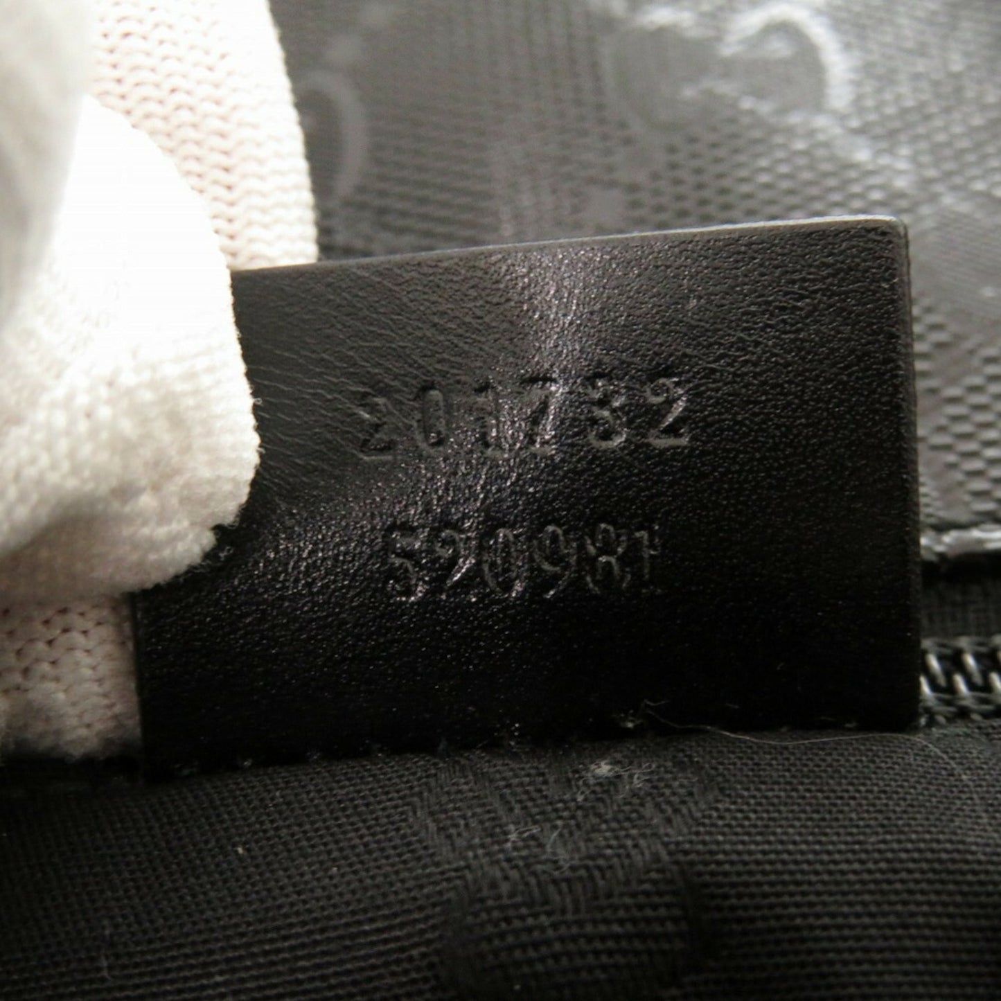 Gucci Black Coated Canvas Pvc Messenger Bag Shoulder Bag ()