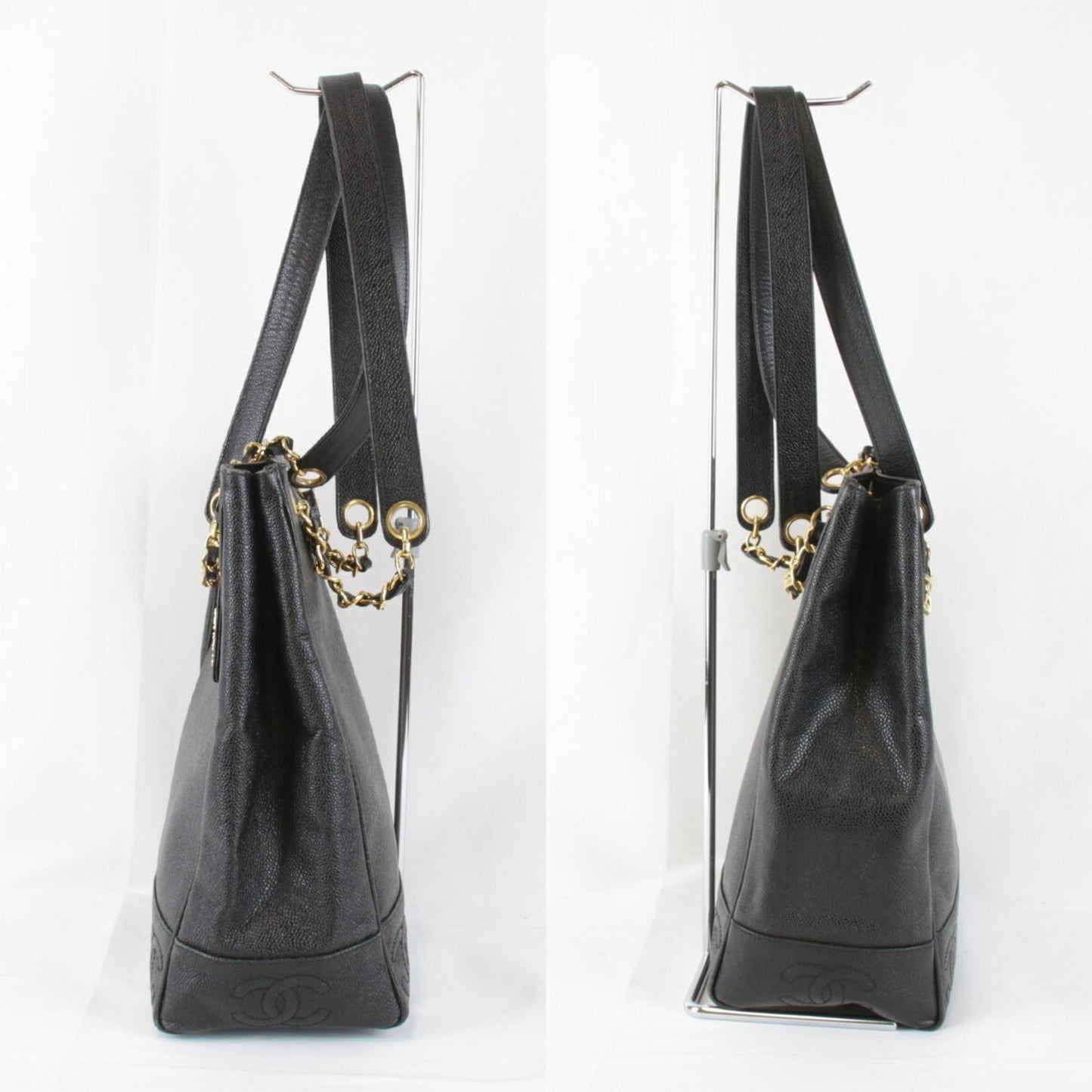 Chanel Black Leather Shoulder Bag ()